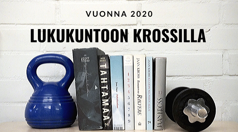 Lukukuntoon Krossilla -kampanjan kuva.