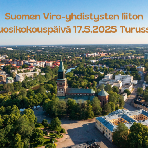 Kuvassa on maisema Turussa, keskellä Turun tuomiokirkko.